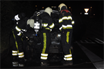 Melding 23.28 Prio 1 Brand Wegvervoer Personenauto Lutkepost Buitenpost